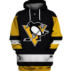 Pittsburgh Penguins Symbol Black 3D Pullover Hoodie