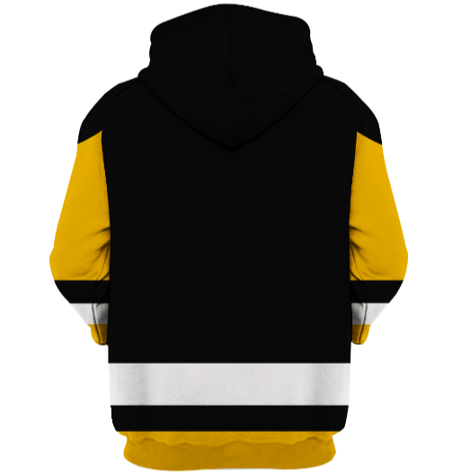Pittsburgh Penguins Symbol Black 3D Zipper Hoodie Jacket - Image 2