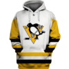 Pittsburgh Penguins Symbol White 3D Pullover Hoodie
