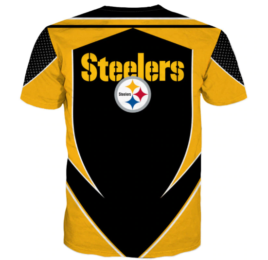 Pittsburgh Steelers Logo 3D Printed T-Shirt - Image 2