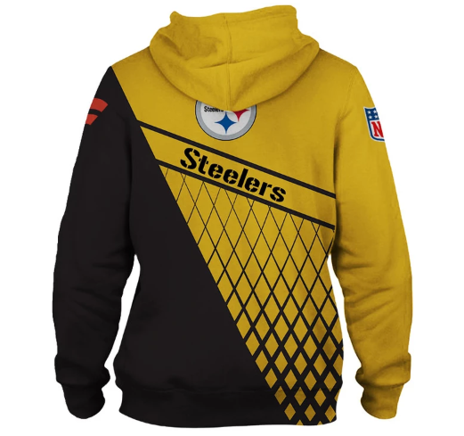 Pittsburgh Steelers Top Logo 3D Pullover Hoodie - Image 2