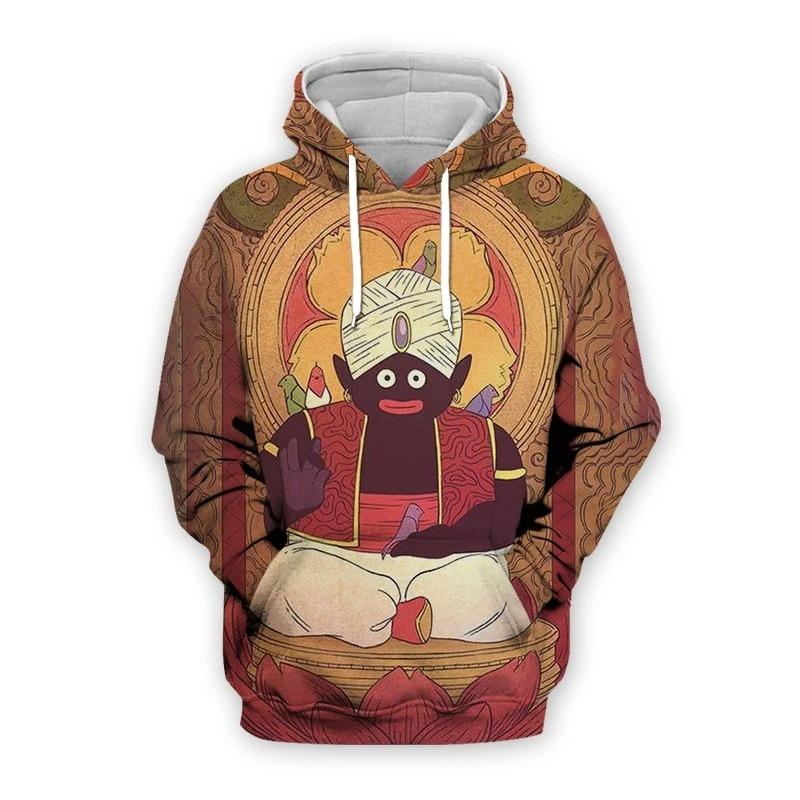 Popo The Master Trainer Dragon Ball Z 3D Pullover Hoodie