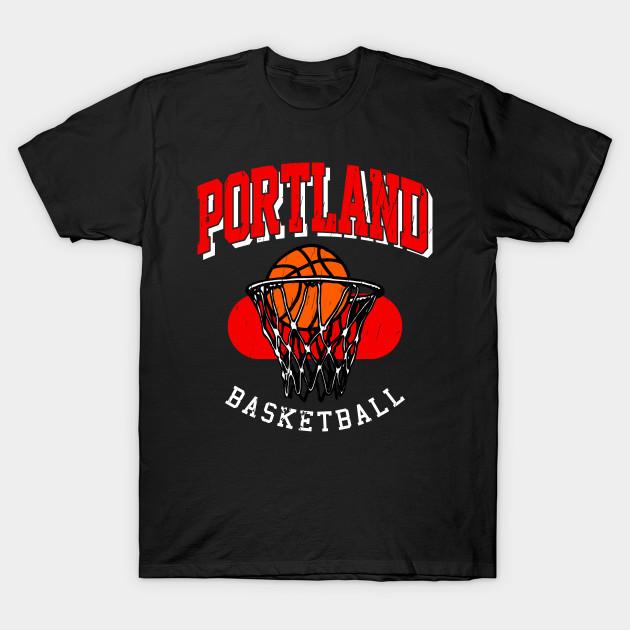 Portland Trail Blazers Basketball Club T-Shirt V3