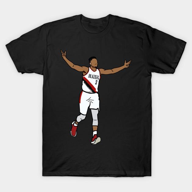 Portland Trail Blazers Basketball Club T-Shirt V4