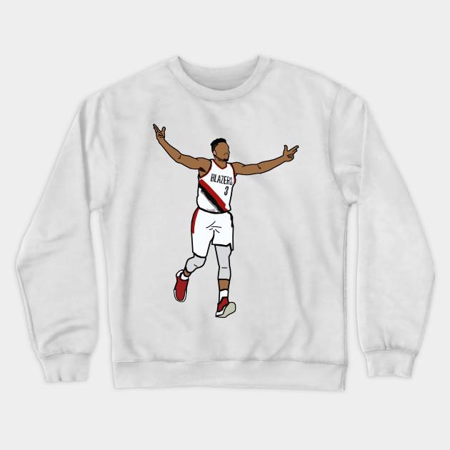 Portland Trail Blazers Pullover Crewneck Sweatshirt V10 - Image 2