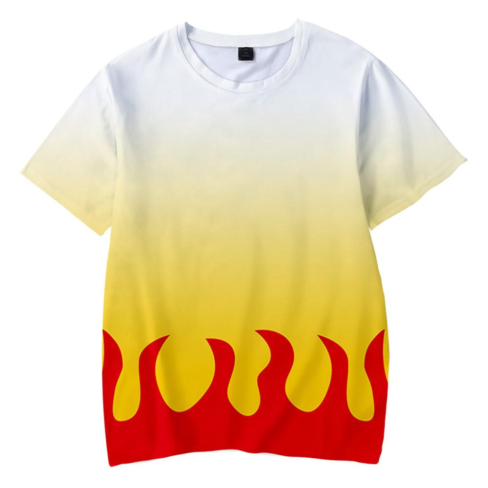 Rengoku Kyoujurou - Demon Slayer - Kimetsu No Yaiba 3D T-Shirt V7