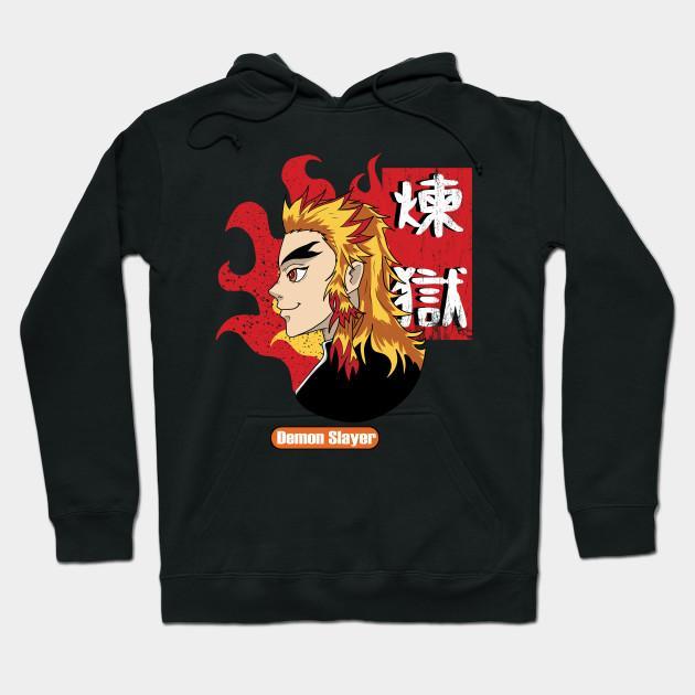 Rengoku Kyoujurou - Demon Slayer - Kimetsu No Yaiba Pullover Hoodie Sweatshirt V10