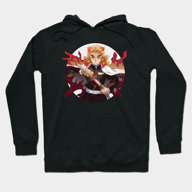 Rengoku Kyoujurou - Demon Slayer - Kimetsu No Yaiba Pullover Hoodie Sweatshirt V11