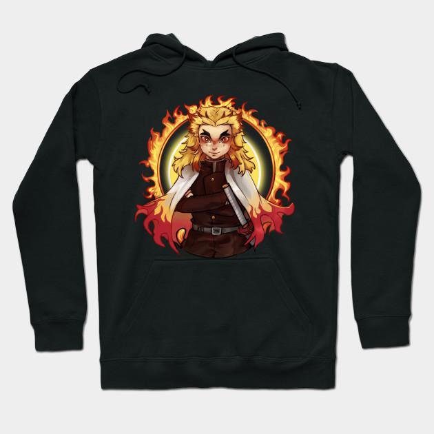 Rengoku Kyoujurou - Demon Slayer - Kimetsu No Yaiba Pullover Hoodie Sweatshirt V12