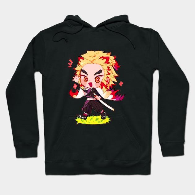 Rengoku Kyoujurou - Demon Slayer - Kimetsu No Yaiba Pullover Hoodie Sweatshirt V13
