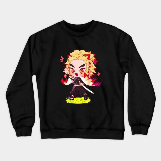 Rengoku Kyoujurou - Demon Slayer - Kimetsu No Yaiba Pullover Hoodie Sweatshirt V13 - Image 2