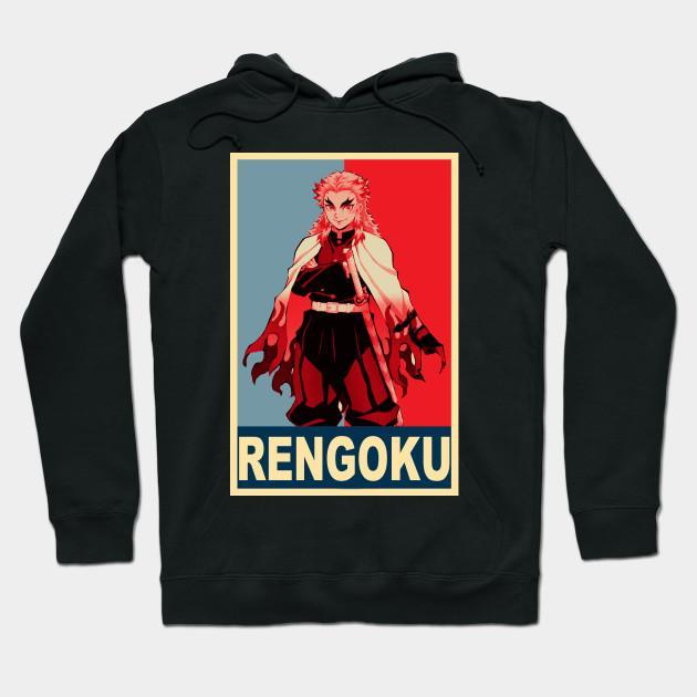 Rengoku Kyoujurou - Demon Slayer - Kimetsu No Yaiba Pullover Hoodie Sweatshirt V5