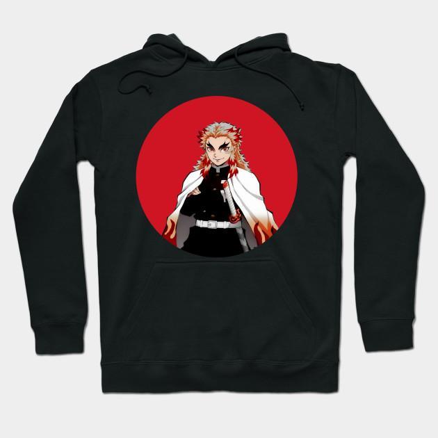 Rengoku Kyoujurou - Demon Slayer - Kimetsu No Yaiba Pullover Hoodie Sweatshirt V6