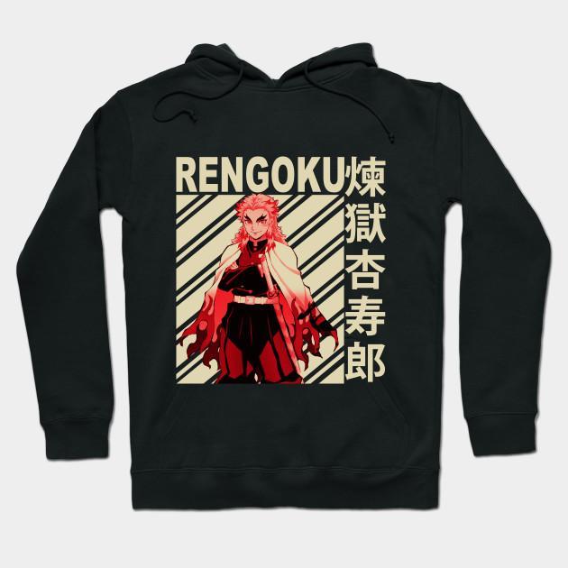 Rengoku Kyoujurou - Demon Slayer - Kimetsu No Yaiba Pullover Hoodie Sweatshirt V7