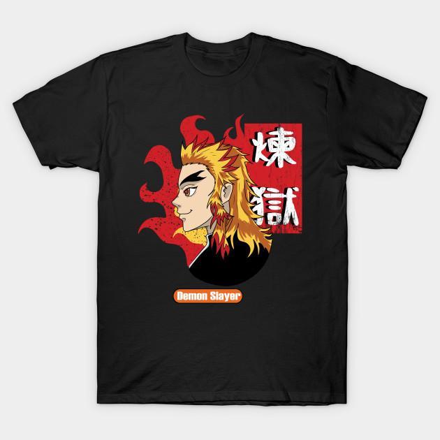 Rengoku Kyoujurou - Demon Slayer - Kimetsu No Yaiba T-Shirt V11