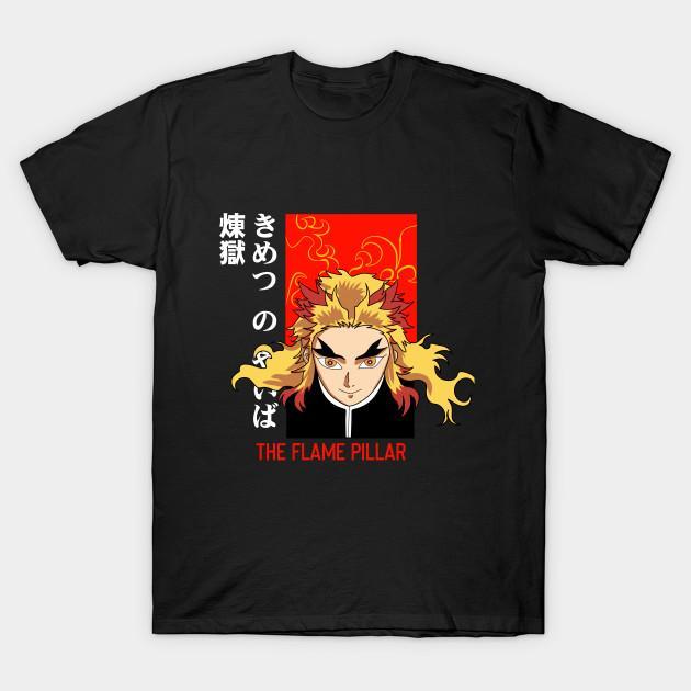 Rengoku Kyoujurou - Demon Slayer - Kimetsu No Yaiba T-Shirt V12