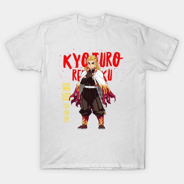 Rengoku Kyoujurou - Demon Slayer - Kimetsu No Yaiba T-Shirt V14