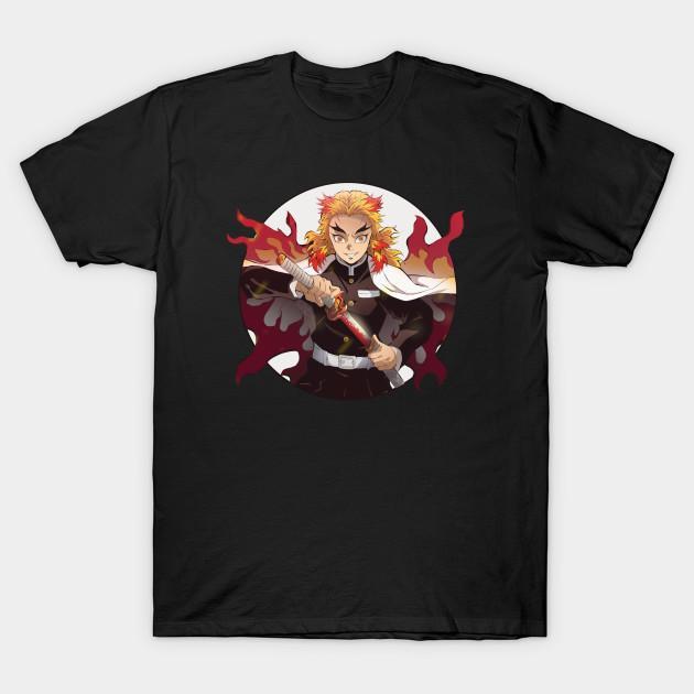 Rengoku Kyoujurou - Demon Slayer - Kimetsu No Yaiba T-Shirt V3