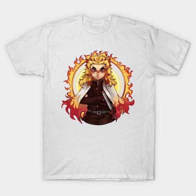 Rengoku Kyoujurou - Demon Slayer - Kimetsu No Yaiba T-Shirt V4