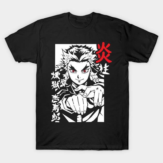 Rengoku Kyoujurou - Demon Slayer - Kimetsu No Yaiba T-Shirt V8