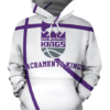 Sacramento Kings Simple 3D Printed Pullover Hoodie