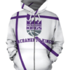 Sacramento Kings Simple 3D Printed Zipper Hoodie Jacket