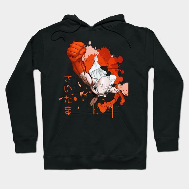 Saitama - One Punch Man - Wanpanman Pullover Hoodie Sweatshirt V17