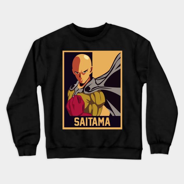 Saitama - One Punch Man - Wanpanman Pullover Hoodie Sweatshirt V21 - Image 2