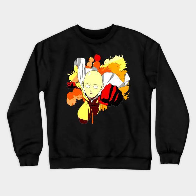 Saitama - One Punch Man - Wanpanman Pullover Hoodie Sweatshirt V3 - Image 2