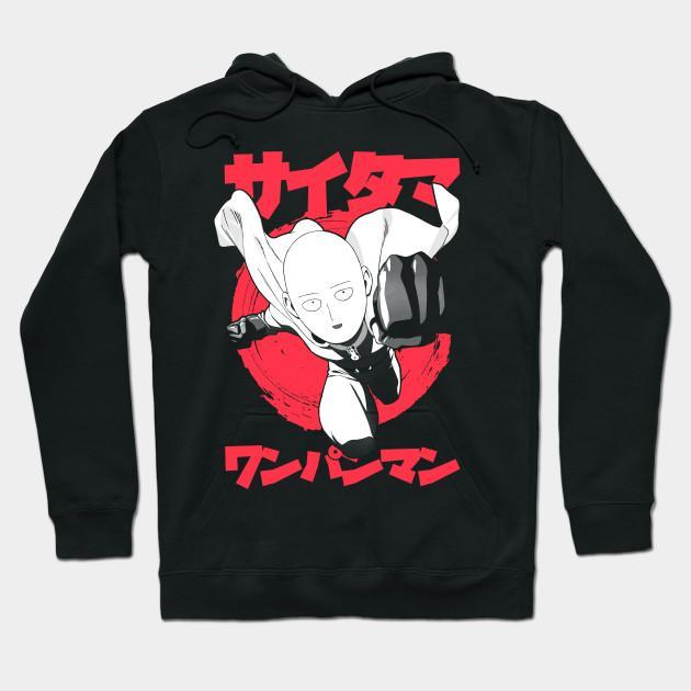 Saitama - One Punch Man - Wanpanman Pullover Hoodie Sweatshirt V33