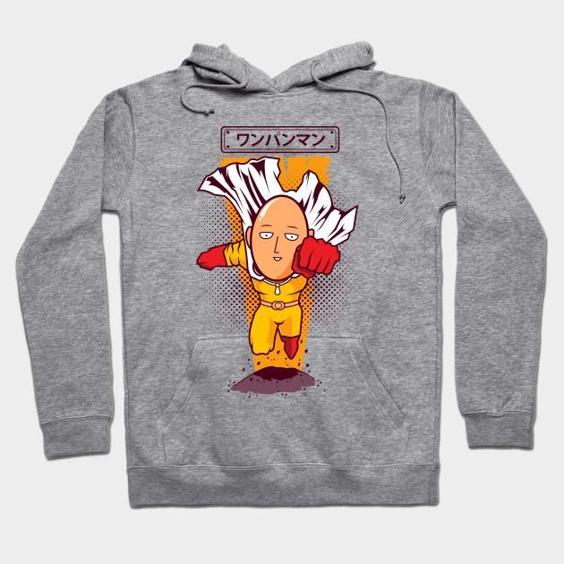 Saitama - One Punch Man - Wanpanman Pullover Hoodie Sweatshirt V42
