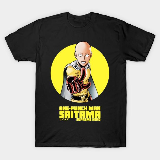 Saitama - One Punch Man - Wanpanman T-Shirt V9