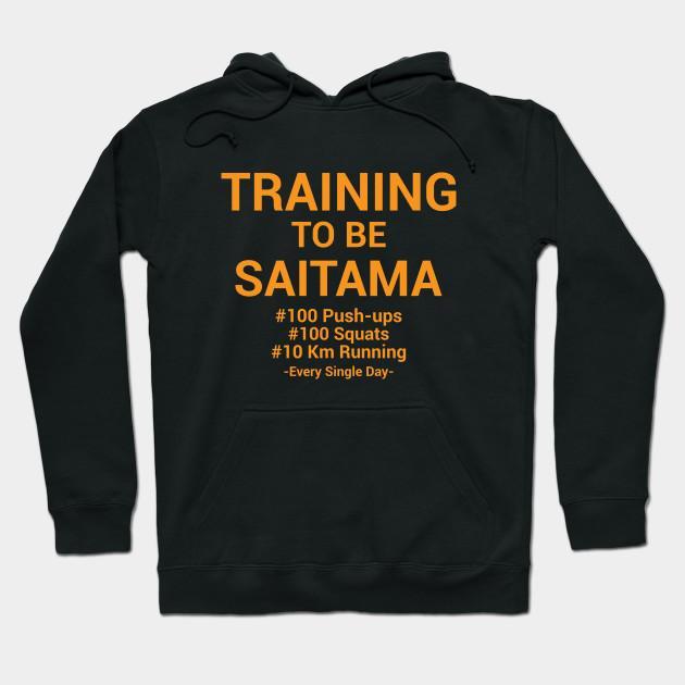 Saitama Training Workout - One Punch Man - Wanpanman Pullover Hoodie Sweatshirt V3