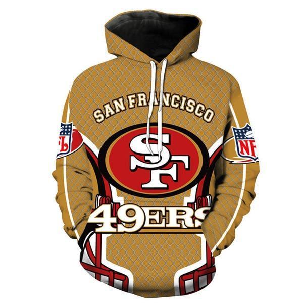San Francisco 49ers 3D Pullover Hoodie