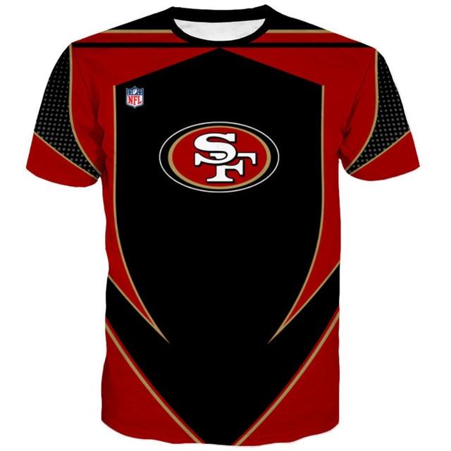 San Francisco 49ers Logo 3D Printed T-Shirt