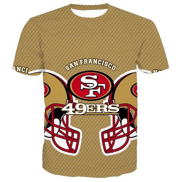 San Francisco 49ers Stylized Logo 3D T-Shirt