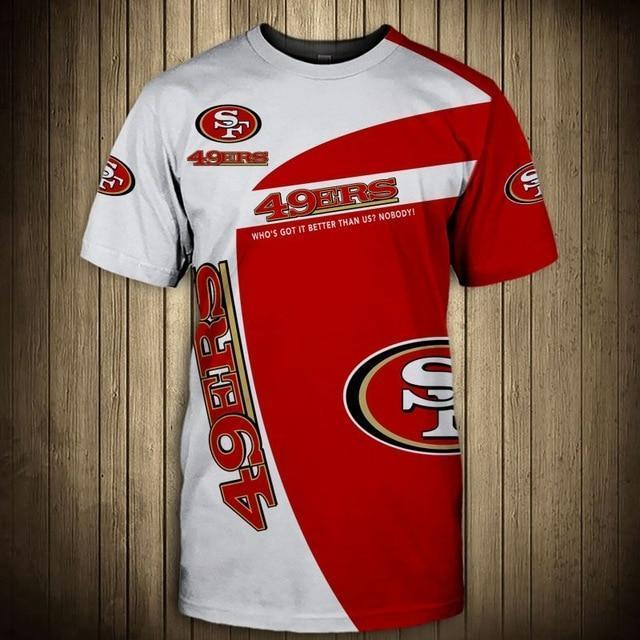 San Francisco 49ers Symbol 3D Printed T-Shirt