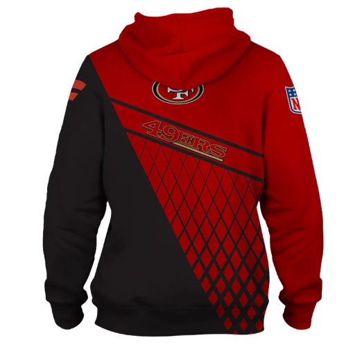 San Francisco 49ers Top Logo 3D Pullover Hoodie - Image 2