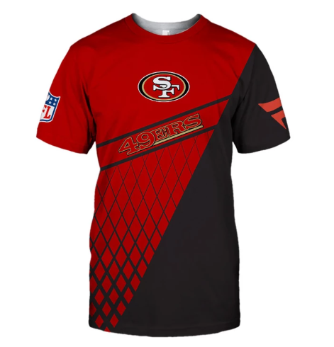 San Francisco 49ers Top Logo 3D T-Shirt