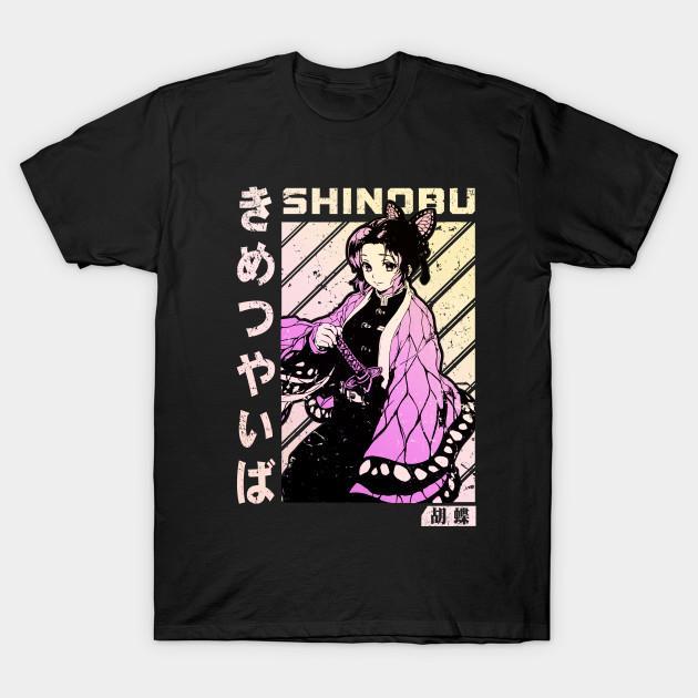 Shinobu Butterfly - Kimetsu No Yaiba T-Shirt V1