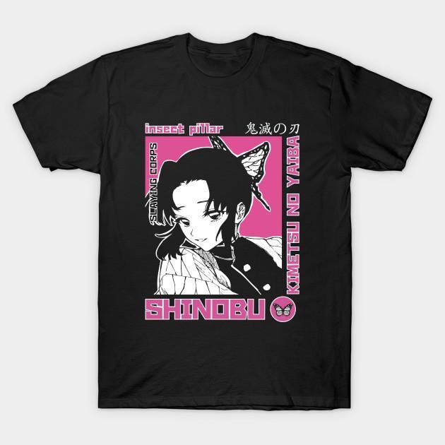 Shinobu Butterfly - Kimetsu No Yaiba T-Shirt V13