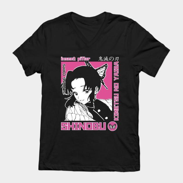 Shinobu Butterfly - Kimetsu No Yaiba T-Shirt V13 - Image 2