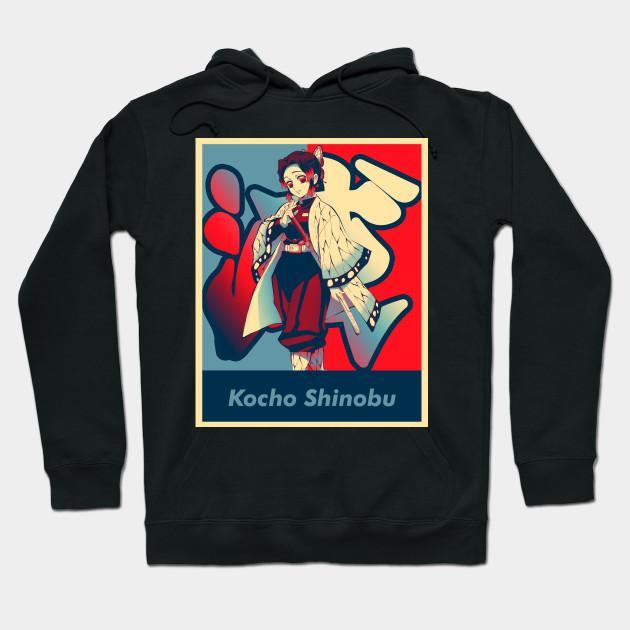 Shinobu Kocho Butterfly - Kimetsu No Yaiba Pullover Hoodie Sweatshirt V11