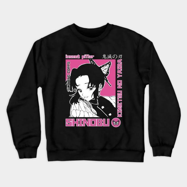 Shinobu Kocho Butterfly - Kimetsu No Yaiba Pullover Hoodie Sweatshirt V13 - Image 2