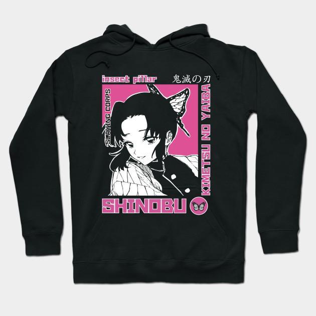 Shinobu Kocho Butterfly - Kimetsu No Yaiba Pullover Hoodie Sweatshirt V13