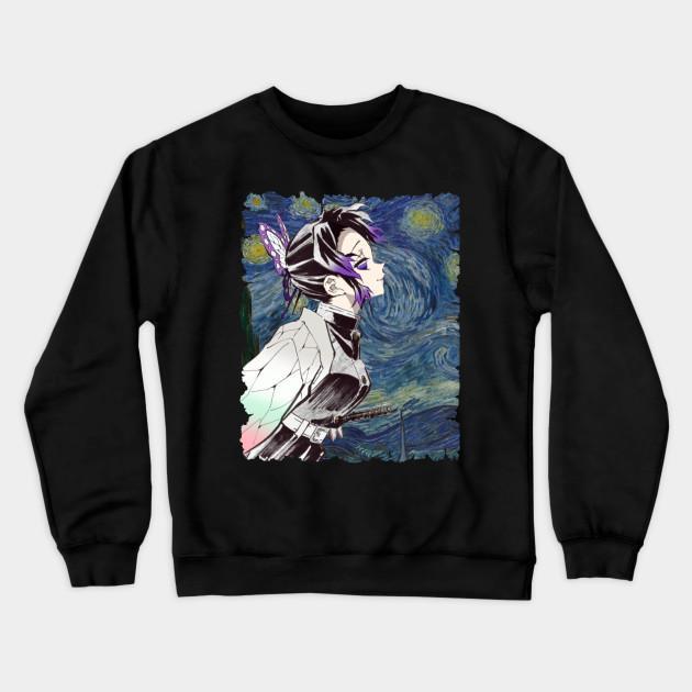 Shinobu Kocho Butterfly - Kimetsu No Yaiba Pullover Hoodie Sweatshirt V14 - Image 2