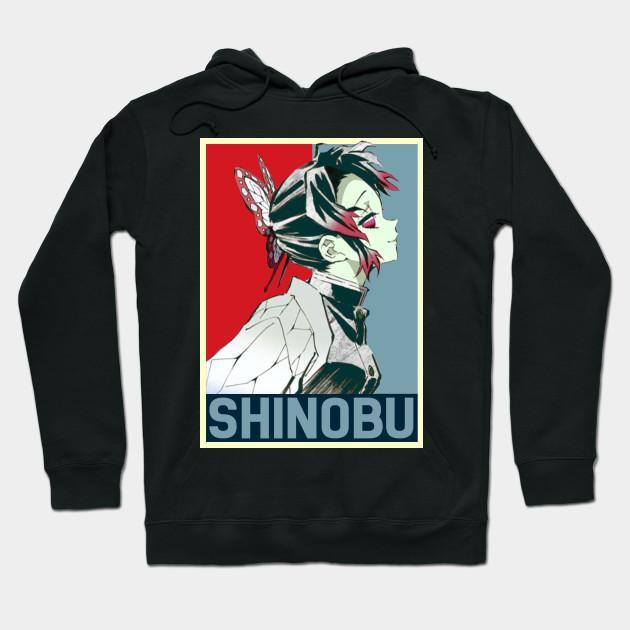 Shinobu Kocho Butterfly - Kimetsu No Yaiba Pullover Hoodie Sweatshirt V15