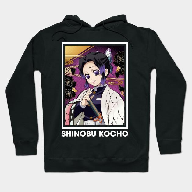 Shinobu Kocho Butterfly - Kimetsu No Yaiba Pullover Hoodie Sweatshirt V16
