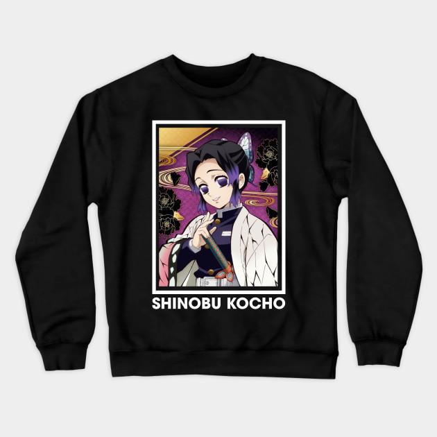 Shinobu Kocho Butterfly - Kimetsu No Yaiba Pullover Hoodie Sweatshirt V16 - Image 2