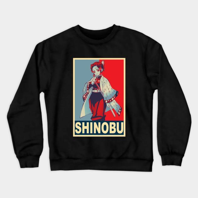 Shinobu Kocho Butterfly - Kimetsu No Yaiba Pullover Hoodie Sweatshirt V2 - Image 2